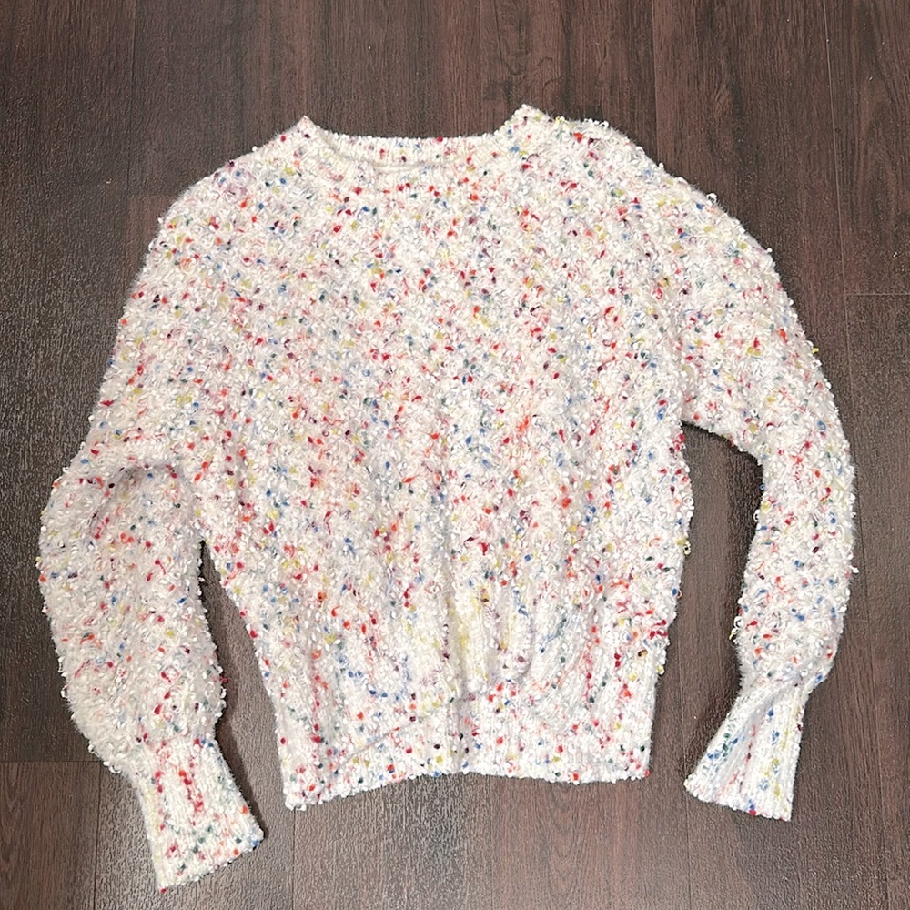 Women’s Cropped Confetti Sweater